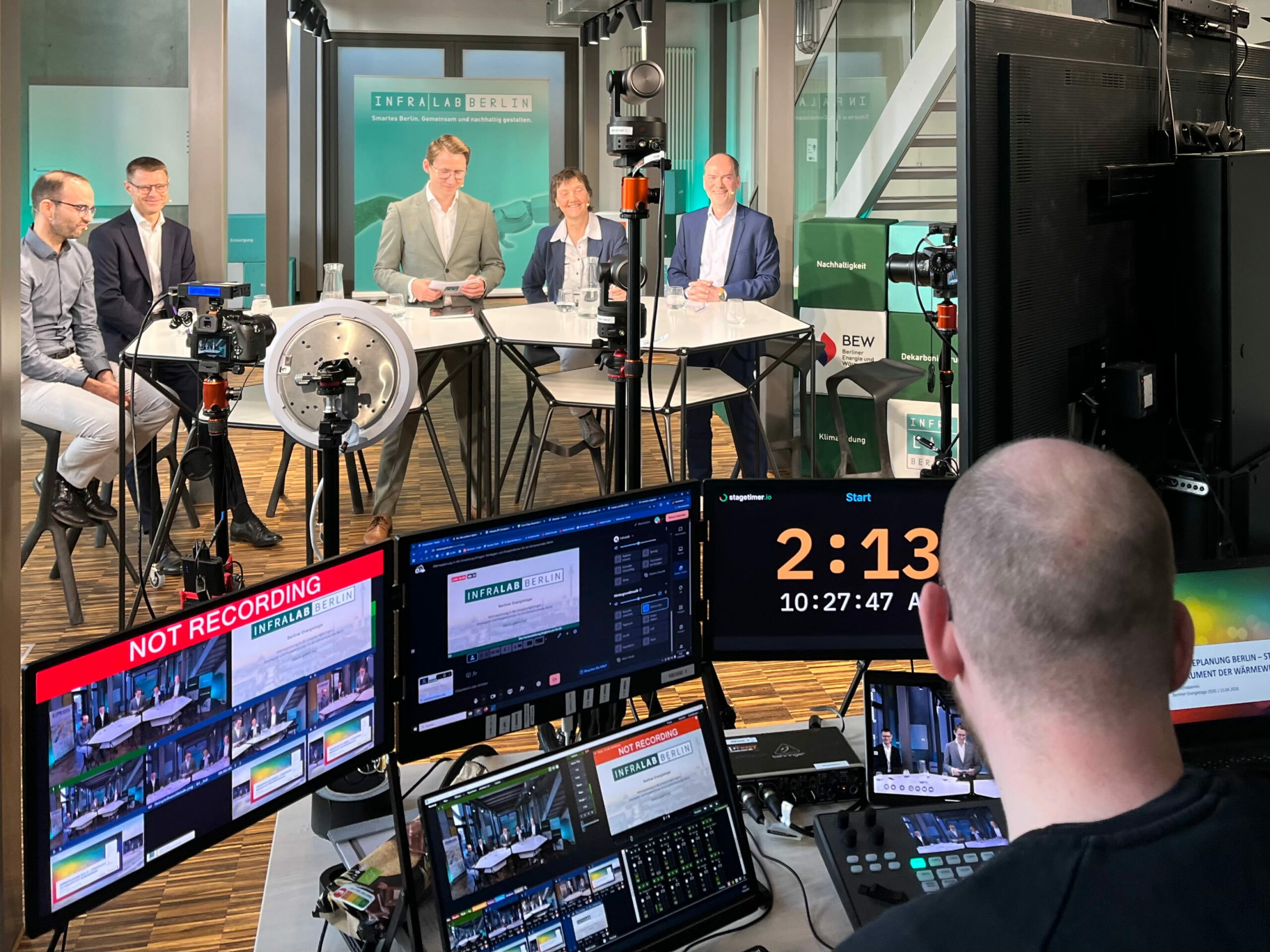 Podiumsdiskussion zur kommunalen Wärmeplanung bei den Berliner Energietagen