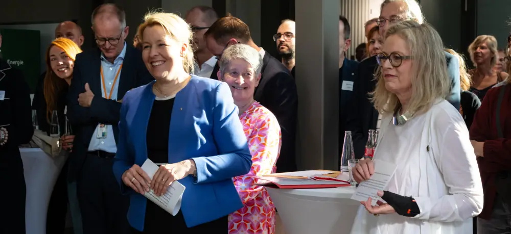 Franziska Giffey bei einer InfraLab-Veranstaltung